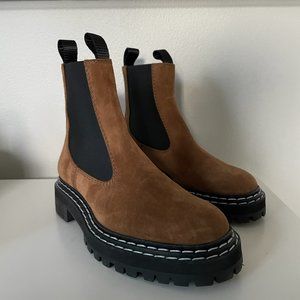Proenza Schouler - SIZE 39 Women's Lug Sole Chelsea Booties